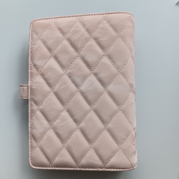 New Vlando Travel Jewelry Organizer Book Binder Dusty Blush Pink 8" x 6" - Picture 3 of 11